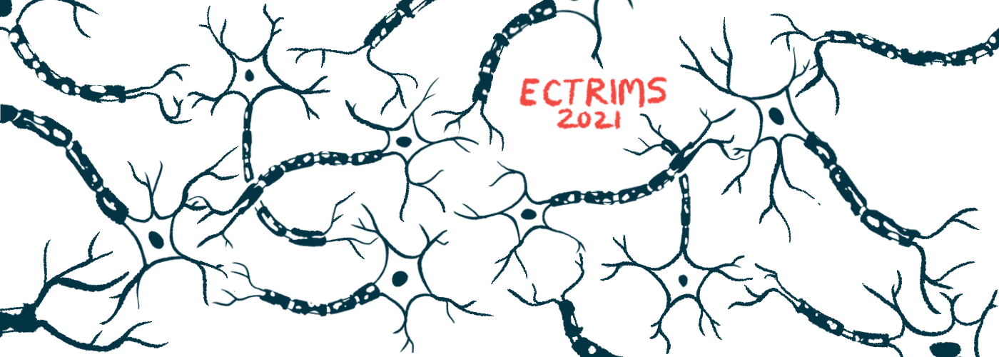 Uplizna/Neuromyelitis News/ECTRIMS demyelination illustration