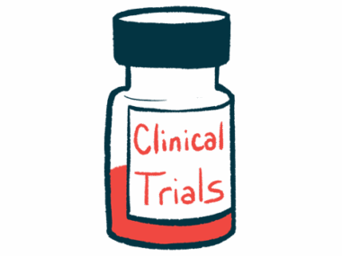 An illustration of a bottle labeled Clinical Trials.