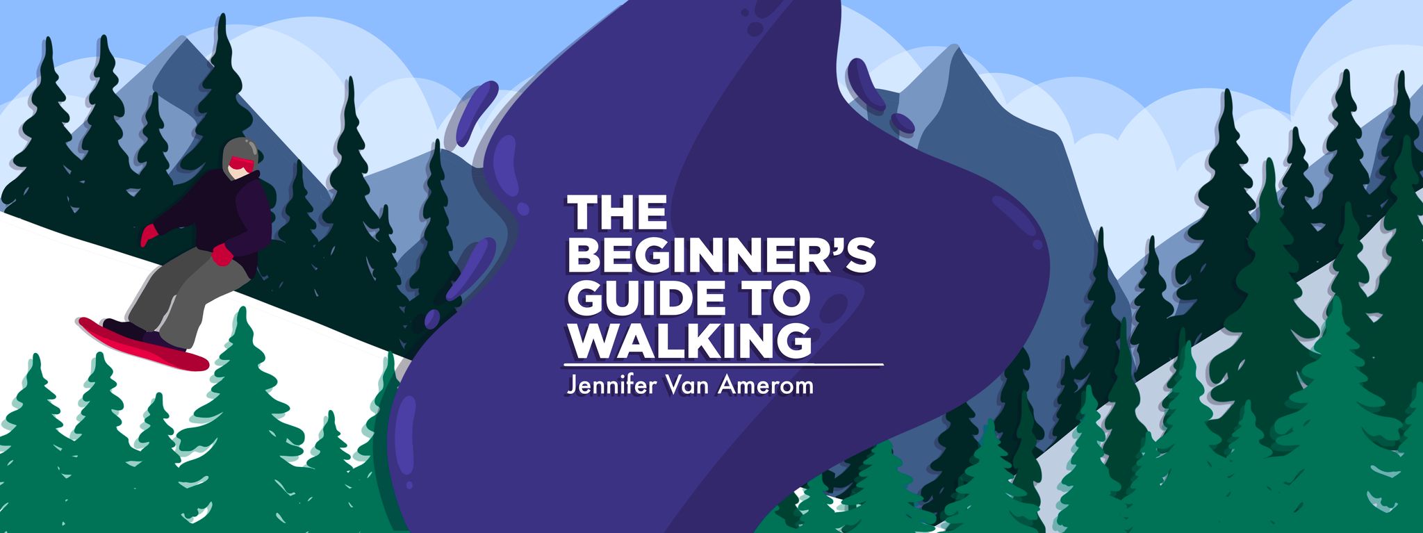 banner for "The Beginner's Guide to Walking" column by Jennifer van Amerom