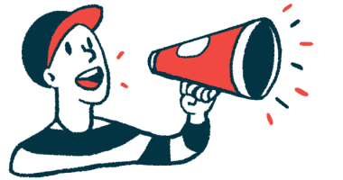 An illustration of a person in a baseball cap shouting into a megaphone.