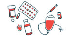 An illustration of different forms of medications.