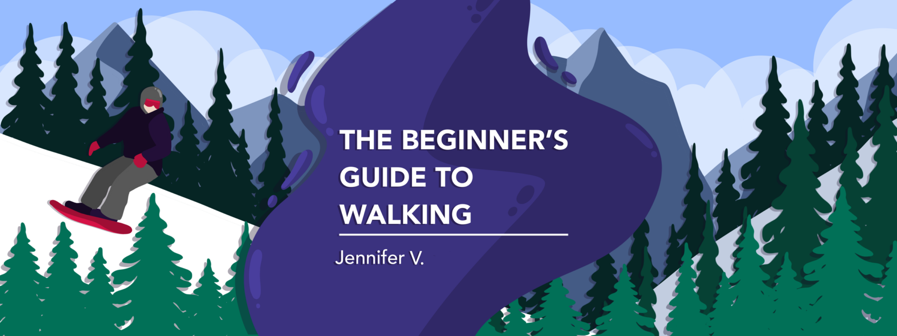 Updated banner for Jennifer V.'s column The Beginner's Guide to Walking